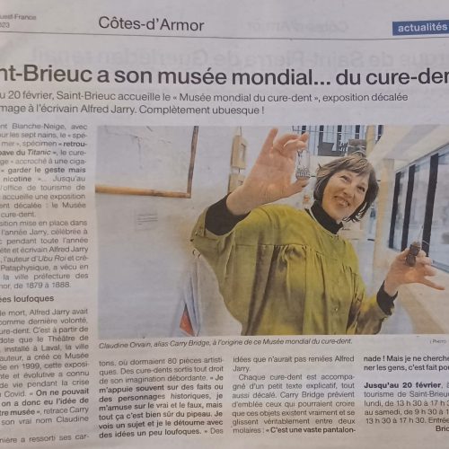 Bretagne : Saint-Brieuc accueille le musée mondial du cure-dent -   - Magazine, Culture